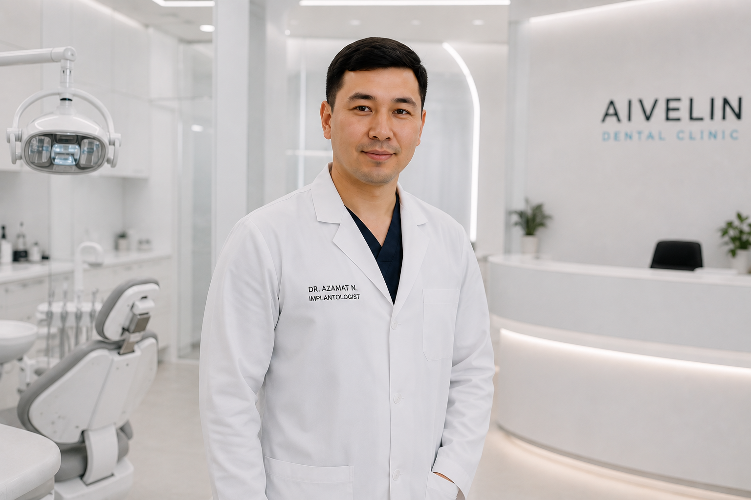 Данияр Ахметов — имплантолог Aivelin Smile Dental